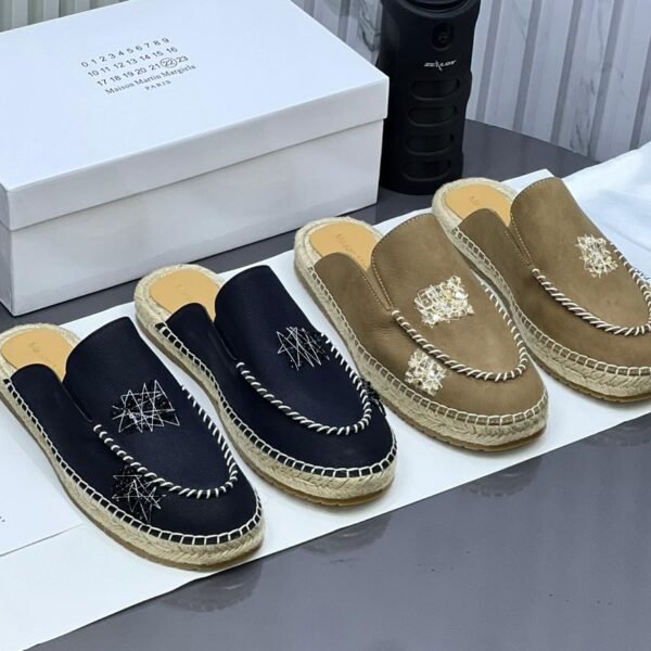 Maison Margiela Stitched Espadrille Mules
