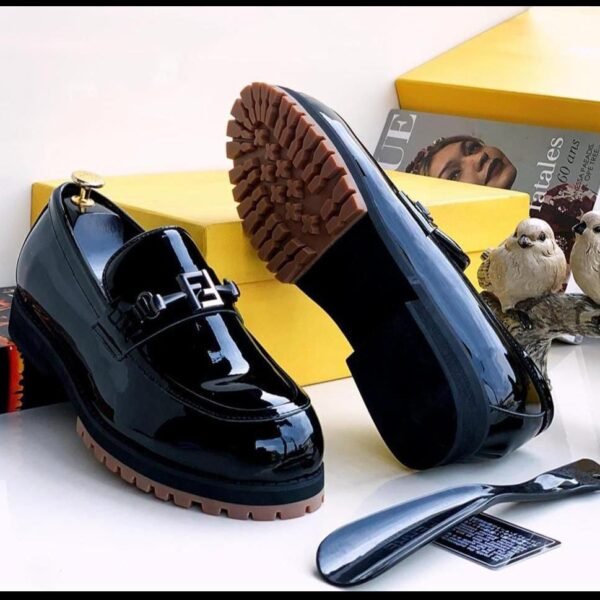 Fendi FF Buckle Loafers