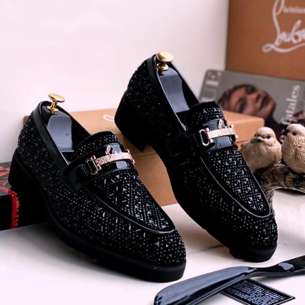 Black  Buckle Loafers