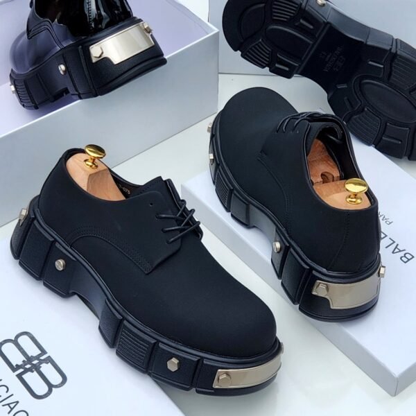 Black Oxford Derby Lace-up