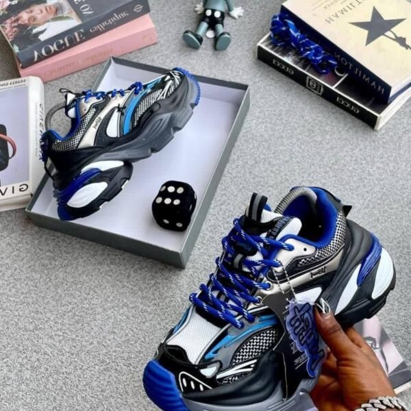 Balenciaga Cargo Sneaker in Blue/Black/White