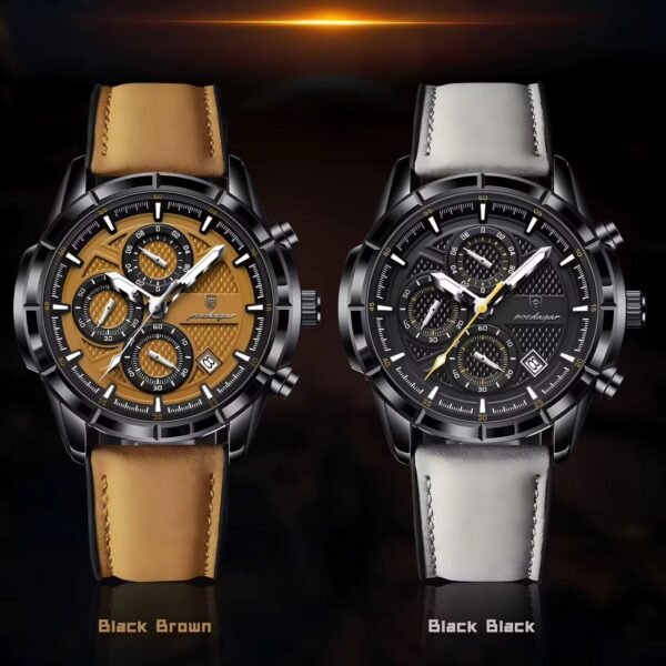 Poedagar Men's  Chronograph Quartz Watch