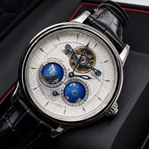 MONTBLANC LUXURY WATCH WITH LEATHER STRAP