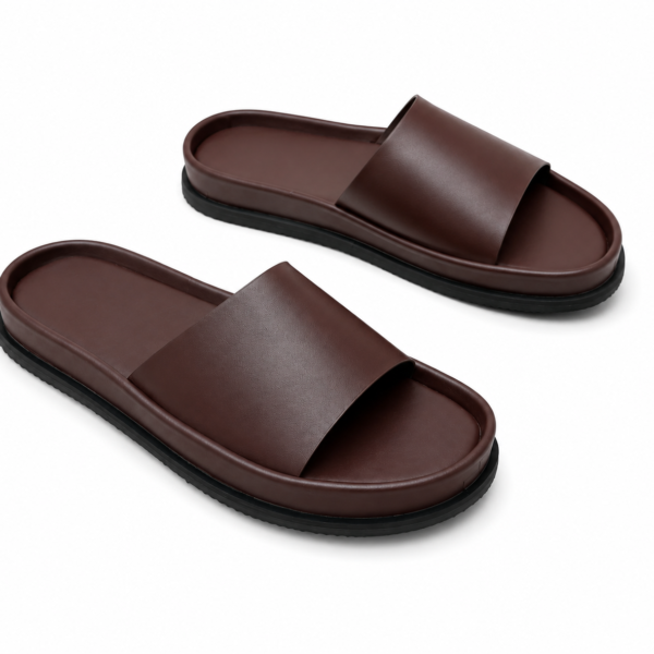 Stylish Dark Brown Slide