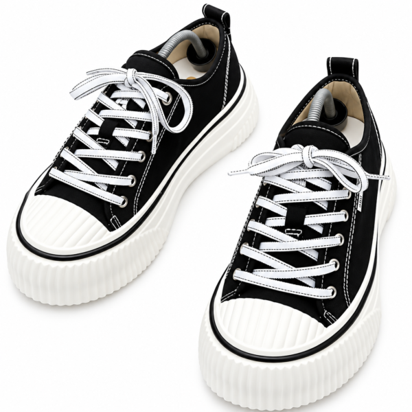Black & White Lace Sneaker